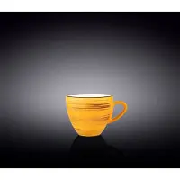 Wilmax Espressotasse 110 ml Gelb Porzellan, 6er Set