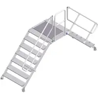 Zarges Überstieg 45° 1000mm Stufenbreite 7 Stufen