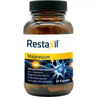 PharmaSGP GmbH Restaxil Magnesium Kapseln zur Unterstützung einer normalen Nervenfunktion, 60 St. Kapseln