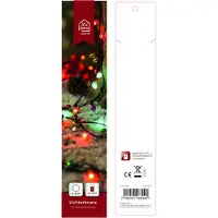 BURI LED Lichterkranz 84cm | 24 Stück Lichterkränze mit LED Beleuchtung | Weihnachtsdeko für Fenster Tür Tisch und Wand | Batteriebetrieben