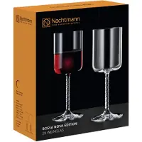 Nachtmann Bossa Nova, Universelles Weinglas, Standard-Glas, Glas, Transparent, Muster, 435 ml