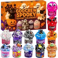 RPSTrading KYEVIS Halloween Slime Adventskalender 2026 fš¹r Kinder mit 24Tage Slime Set fš¹r Halloween-Party, Zuhause und festliche Dekoration