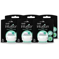 Wilkinson 6 x Intuition Sensitive Care Ersatzklingen für empfindliche Haut - Vorteilspackung - 6 Stücke