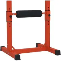 Markenlos Squat Stand - Verstellbar für effektives Krafttraining - Rot