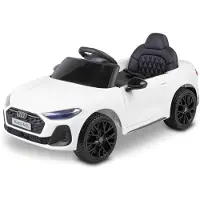 IKS Audi A5L Elektro-Kinderauto, 12 V, 2 x 45 W, weiß, mit Fernbedienung