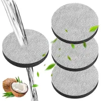 OEM Wasserfilter-Ersatzkartuschen - 4er-Pack MicroDisc Wasserfilterscheiben für Trinkwasserflaschen und Karaffen - Reduziert Chlor und Mikropartikel
