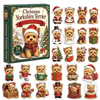 Merkloos Adventskalender mit 2D-Acryl-Ornamenten