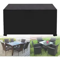 RPSTrading Housse Salon de Garten ImpermšŠable Housse de Protection de Chaise Table Au?en Rectangulaire B?che šC fš¹r Zuhause und festliche Dekoration