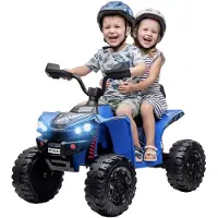 AIYAPLAY Kinder Quad Elektro 24V 2-Sitzer Elektro ATV 4–6 km/h Lithium-Akku
