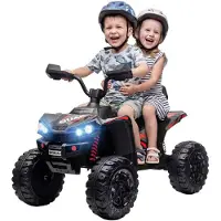 AIYAPLAY Kinder Quad Elektro 24V 2-Sitzer Elektro ATV 4–6 km/h Lithium-Akku