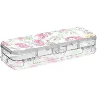 Merkloos Etui mit doppelter Fächern für Stifte und Marker, mit Einhorn-Motiv