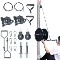 Merkloos Seilzug-Gym-Zubehörset für Kraftstation