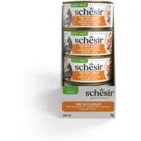 Schesir Complements Thunfisch mit Karotten (Gelee) Nassfutter Katze (Dosen)