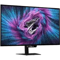 Gigabyte AORUS ELITE FO27Q24G Gaming Monitor Flat 67,8 cm (27") 2560x1440 QHD, WOLED, 0,03 ms, neig-, schwenk-, höhenverst., Pivot, HDMMI, DP, USB