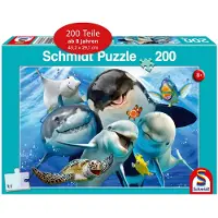 Schmidt Puzzle Unterwasserfreunde 200 Teile