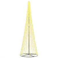 Syfax LED-Weihnachtsbaum 485 cm 3000 LEDs Warmes Weiß Stahl Schwarz