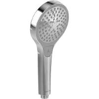 Villeroy & Boch Verve Duschkopf – 3 Strahlarten, EasyClean, Wassersparend, Chrom