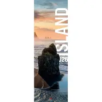 Merkloos Vertikaler Kalender 2026 – Panoramaformat, 33 x 100 cm