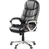 Newgen medicals Bequemer Büro-Chef-Sessel mit Vibrations-Massagefunktion
