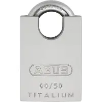 ABUS Vorhängeschloss Bügel Edelstahl 90RK Blister