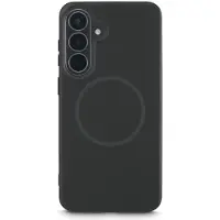 Hama Smartphone-Hülle "Handyhülle magnetisch für Samsung Galaxy S26 FE", schwarz, Smartphones, Hüllen, Magnetring, Qi2-kompatibel, Kratzschutz, Rubber-Oil-Finish, Smartphone-Hülle
