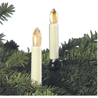 Hellum Lichterkette Riffelkerz.klar Innen 20tlg; 812046