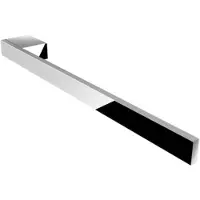 Kalb Material für Möbel kalb Handtuchhalter Jörn für Waschtisch, Chrom, Aluminium, Länge: 400mm, Höhe: 25mm, Tiefe: 50mm