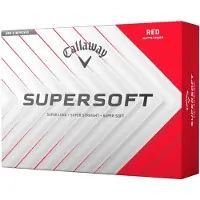 Callaway Golfbälle Supersoft Matt - 12er Pack , rot