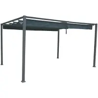 Hespéride Laubenplane "palmeira" schiefer 4x3m aus polyester -