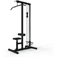 Selius Fitnessgerät, Kraftstation mit Latziehen, 141 x 62,2 x 205,5 cm, Stahl, für den Oberkörper