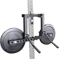 Selius Seitenheben-Zubehör für Schultertrainer – Höhenverstellbar, 18 mm Löcher – Stahl – Für Heimfitnessgeräte und Kraftstationen