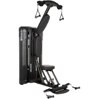 Selius Kraftstation – Kombigerät für Bizeps und Trizeps – 200 x 110 x 80 cm – Fitnessgerät für den Heimgebrauch
