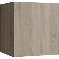 Furnitech Wohnwand Wohnzimmer - Hängend Wohnwand Modern - Regale und TV Schrank - Wohnzimmer Möbel (GS1, Sonoma Eiche)
