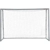 Selius Wetterfestes Fußballtor mit stabilem Metallrahmen und Netz, Maße: 300 x 200 x 120 cm