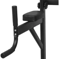 Selius Power Tower – Multifunktionelles Fitnessgerät mit Klimmzugstange und Dip-Station, belastbar bis 160 kg
