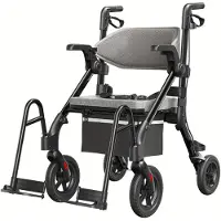 Selius Rollator – Gehhilfe – Mobilitätshilfe – Gehstöcke – Transportstuhl – Leicht und faltbar