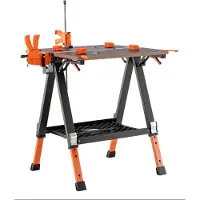 Selius Faltbarer Werkstisch 2-in-1, höhenverstellbar, mit einer Tragfähigkeit von bis zu 454 kg