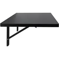 Selius Faltbarer Werkstisch, 32 x 18 Zoll, schwarz, Holz und Stahl, multifunktional