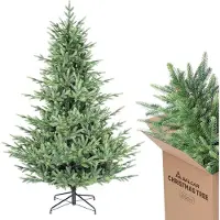 Selius Kunstweihnachtsbaum - Künstlicher Baum - Weihnachtsdekoration - Tannenzapfen - Zweig für Weihnachten - 150 cm hoch