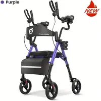 Selius Rollator – Gehhilfe – Mobilitätshilfe – Gehstöcke – Rollator für Senioren – Leichtgewicht – Klappbar
