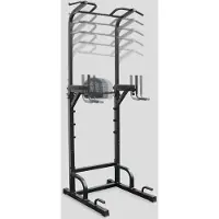 Selius Power Tower – Kraftstation – Zugstange – Dips-Station – Multifunktionale Fitnessvorrichtung