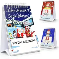 OCreon Adventskalender für Weihnachten 2026 – 100 Tage – 100-tägiger Countdown-Kalender für Weihnachten 2026 – Weihnachtsgeschenk