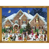 OCreon Adventskalender im viktorianischen Stil: Papier-Adventskalender