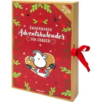 OCreon Adventskalender für Damen – Kalender mit 12 Paar Damensocken – Einzeln verpackt – 24 Päckchen – Größe 36-40