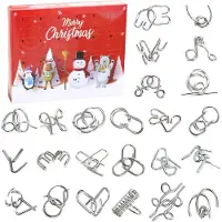 OCreon Adventskalender 2026 für Kinder - 24 Teile - Puzzle-Adventskalender - Adventskalender mit Puzzle - Weihnachtsgeschenke, Spielzeug