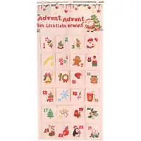 OCreon Adventskalender zum Befüllen – Flexible und wiederverwendbare Adventskalender mit 24 Fächern zur Vorbereitung auf Weihnachten