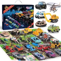 OCreon Adventskalender mit 24 Spielzeugen für Jungen