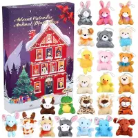 OCreon Adventskalender für Kinder 2026-24, aus Plüsch