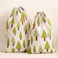OCreon Jutebeutel – Adventskalenderbeutel für Weihnachten – Hochzeit – Verlobung – Adventskalender – 15 x 20 cm – Baumwolle – Große Beutel für Weihnachten