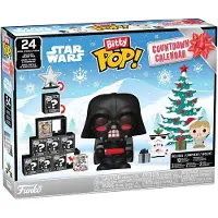 OCreon Bitty Pop! Adventskalender: Star Wars – Adventskalender – 24 Überraschungen – Vinyl-Minifiguren – Mysteriös
